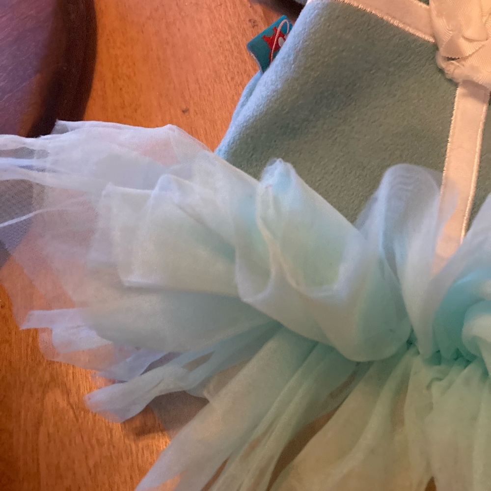 Sniffany & Co. tutu dress done in turquoise. - Picture 3 of 8